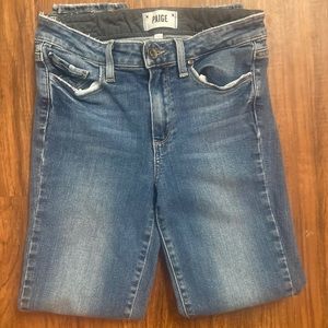 PAIGE Hoxton Ankle Jeans Size 25